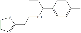 [1-(4-methylphenyl)propyl][2-(thiophen-2-yl)ethyl]amine