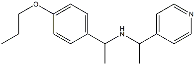  [1-(4-propoxyphenyl)ethyl][1-(pyridin-4-yl)ethyl]amine