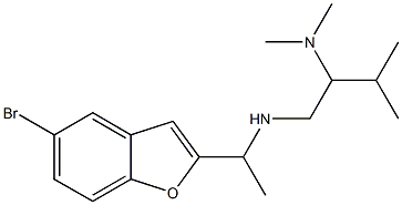  [1-(5-bromo-1-benzofuran-2-yl)ethyl][2-(dimethylamino)-3-methylbutyl]amine