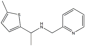 [1-(5-methylthiophen-2-yl)ethyl](pyridin-2-ylmethyl)amine|