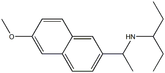 [1-(6-methoxynaphthalen-2-yl)ethyl](pentan-3-yl)amine|