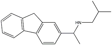 [1-(9H-fluoren-2-yl)ethyl](2-methylpropyl)amine,,结构式