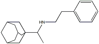 [1-(adamantan-1-yl)ethyl](2-phenylethyl)amine 化学構造式