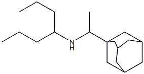 [1-(adamantan-1-yl)ethyl](heptan-4-yl)amine Structure