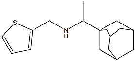 [1-(adamantan-1-yl)ethyl](thiophen-2-ylmethyl)amine,,结构式