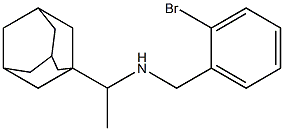 [1-(adamantan-1-yl)ethyl][(2-bromophenyl)methyl]amine,,结构式