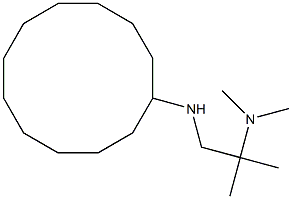 [1-(cyclododecylamino)-2-methylpropan-2-yl]dimethylamine Struktur