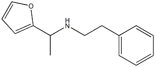N-フェネチル-α-メチル-2-フランメタンアミン 化学構造式