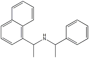 [1-(naphthalen-1-yl)ethyl](1-phenylethyl)amine Structure