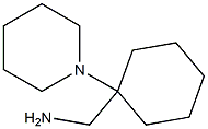 [1-(piperidin-1-yl)cyclohexyl]methanamine 结构式