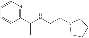 [1-(pyridin-2-yl)ethyl][2-(pyrrolidin-1-yl)ethyl]amine 结构式
