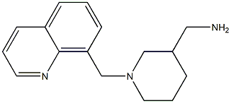[1-(quinolin-8-ylmethyl)piperidin-3-yl]methanamine,,结构式