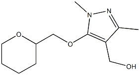 [1,3-dimethyl-5-(oxan-2-ylmethoxy)-1H-pyrazol-4-yl]methanol