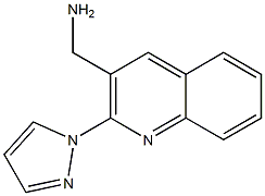  [2-(1H-pyrazol-1-yl)quinolin-3-yl]methanamine