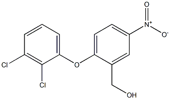 [2-(2,3-dichlorophenoxy)-5-nitrophenyl]methanol Structure