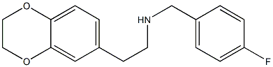 [2-(2,3-dihydro-1,4-benzodioxin-6-yl)ethyl][(4-fluorophenyl)methyl]amine