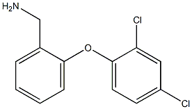 [2-(2,4-dichlorophenoxy)phenyl]methanamine Structure