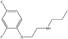 [2-(2,4-difluorophenoxy)ethyl](propyl)amine,,结构式