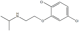 [2-(2,5-dichlorophenoxy)ethyl](propan-2-yl)amine Struktur