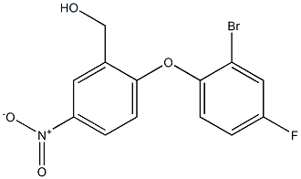 [2-(2-bromo-4-fluorophenoxy)-5-nitrophenyl]methanol