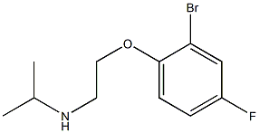 [2-(2-bromo-4-fluorophenoxy)ethyl](propan-2-yl)amine Structure