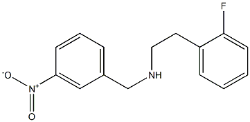 [2-(2-fluorophenyl)ethyl][(3-nitrophenyl)methyl]amine|