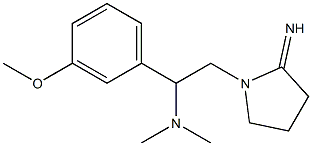 [2-(2-iminopyrrolidin-1-yl)-1-(3-methoxyphenyl)ethyl]dimethylamine