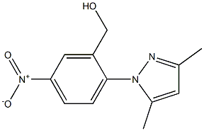 [2-(3,5-dimethyl-1H-pyrazol-1-yl)-5-nitrophenyl]methanol