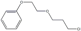 [2-(3-chloropropoxy)ethoxy]benzene,,结构式