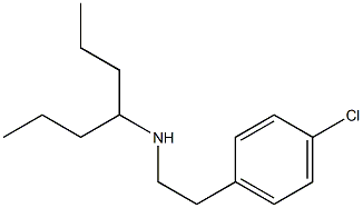 [2-(4-chlorophenyl)ethyl](heptan-4-yl)amine 化学構造式