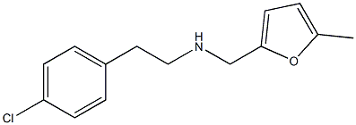 [2-(4-chlorophenyl)ethyl][(5-methylfuran-2-yl)methyl]amine Struktur