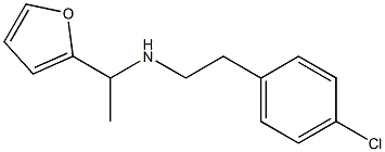 [2-(4-chlorophenyl)ethyl][1-(furan-2-yl)ethyl]amine Structure
