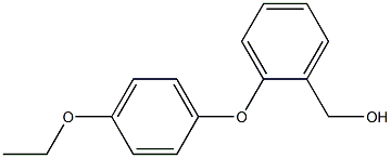 [2-(4-ethoxyphenoxy)phenyl]methanol 结构式