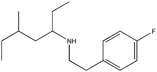 [2-(4-fluorophenyl)ethyl](5-methylheptan-3-yl)amine Structure