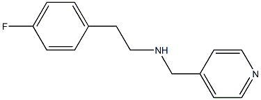 [2-(4-fluorophenyl)ethyl](pyridin-4-ylmethyl)amine Struktur