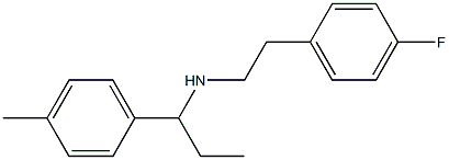 [2-(4-fluorophenyl)ethyl][1-(4-methylphenyl)propyl]amine