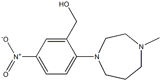 [2-(4-methyl-1,4-diazepan-1-yl)-5-nitrophenyl]methanol Structure