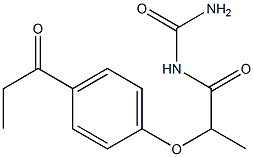 [2-(4-propanoylphenoxy)propanoyl]urea