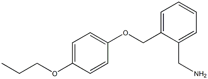 [2-(4-propoxyphenoxymethyl)phenyl]methanamine|