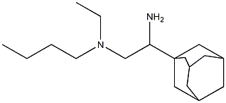 [2-(adamantan-1-yl)-2-aminoethyl](butyl)ethylamine Structure