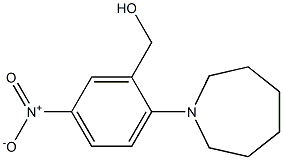 [2-(azepan-1-yl)-5-nitrophenyl]methanol Structure