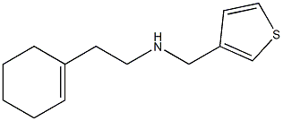 [2-(cyclohex-1-en-1-yl)ethyl](thiophen-3-ylmethyl)amine Struktur