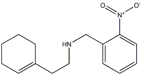 [2-(cyclohex-1-en-1-yl)ethyl][(2-nitrophenyl)methyl]amine,,结构式