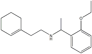 [2-(cyclohex-1-en-1-yl)ethyl][1-(2-ethoxyphenyl)ethyl]amine Structure