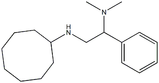 [2-(cyclooctylamino)-1-phenylethyl]dimethylamine,,结构式