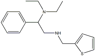 [2-(diethylamino)-2-phenylethyl](thiophen-2-ylmethyl)amine Structure