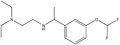 [2-(diethylamino)ethyl]({1-[3-(difluoromethoxy)phenyl]ethyl})amine|