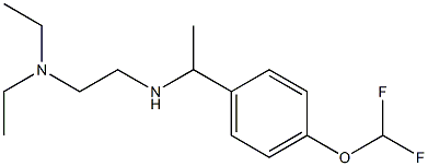 [2-(diethylamino)ethyl]({1-[4-(difluoromethoxy)phenyl]ethyl})amine