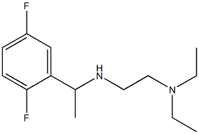  [2-(diethylamino)ethyl][1-(2,5-difluorophenyl)ethyl]amine