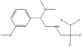 [2-(dimethylamino)-2-(3-methoxyphenyl)ethyl](2,2,3,3-tetrafluoropropyl)amine